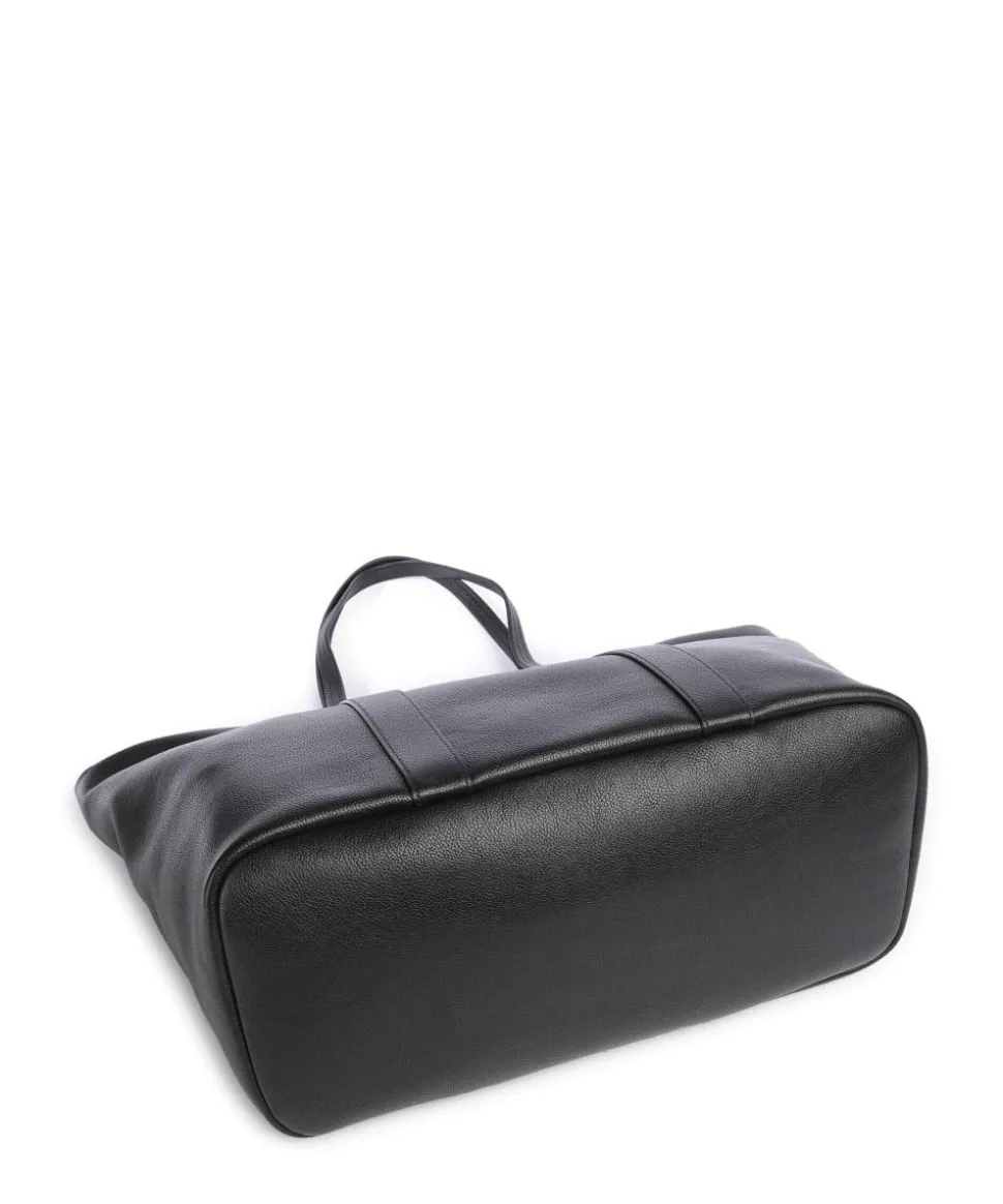 City Court Shopper genarbtes Rindsleder schwarz