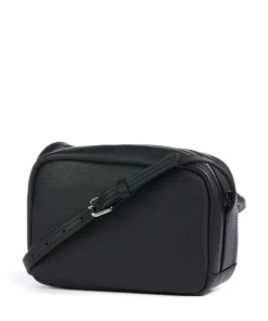 City Court Umhängetasche genarbtes Rindsleder schwarz