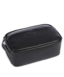 City Court Umhängetasche genarbtes Rindsleder schwarz