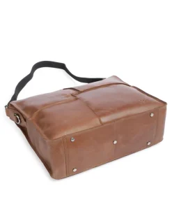 City Cowboy Ulani Schultertasche fein genarbtes Leder cognac