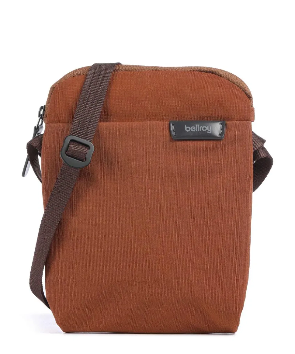 City Umhängetasche recyceltes Nylon bronze