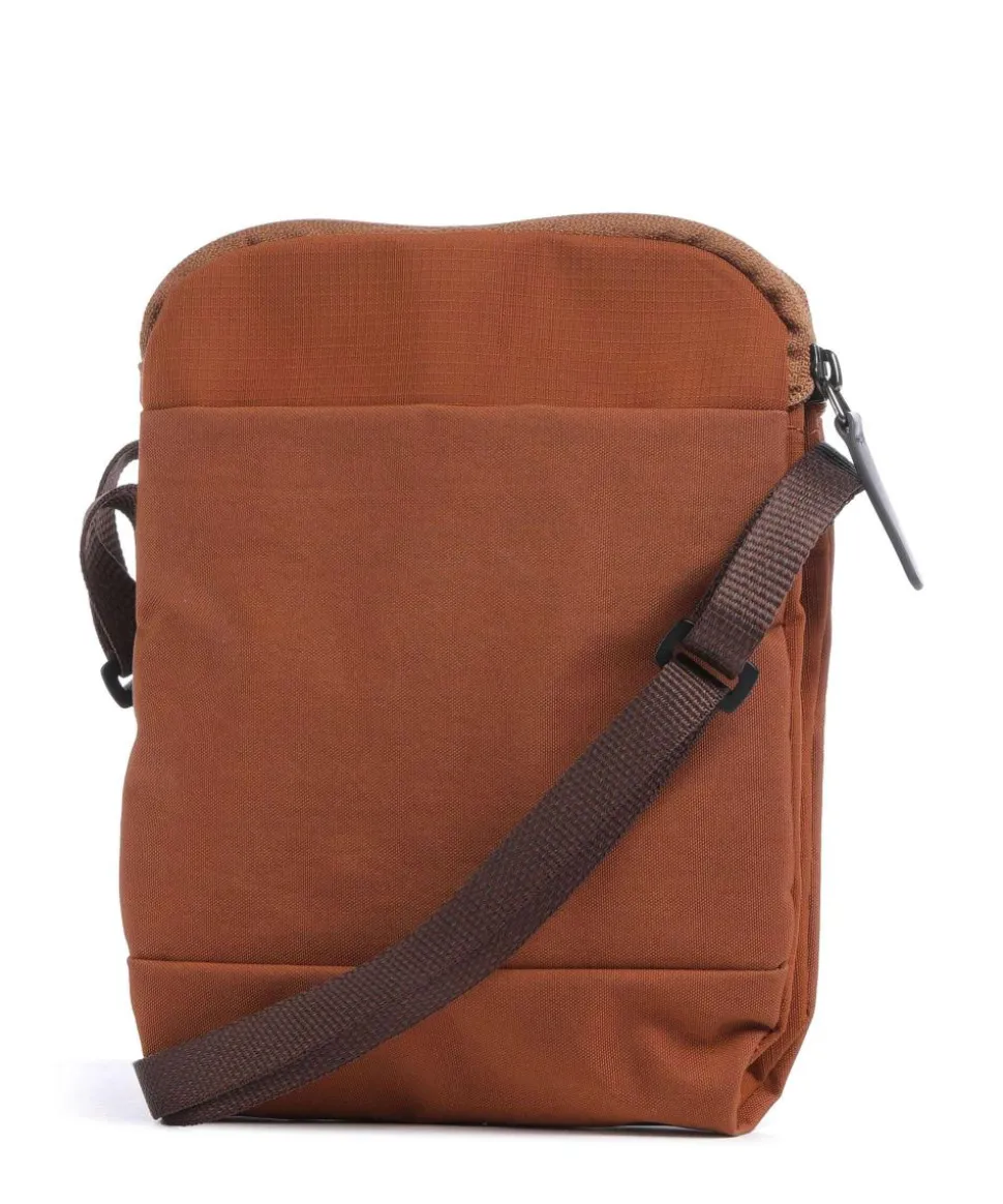 City Umhängetasche recyceltes Nylon bronze