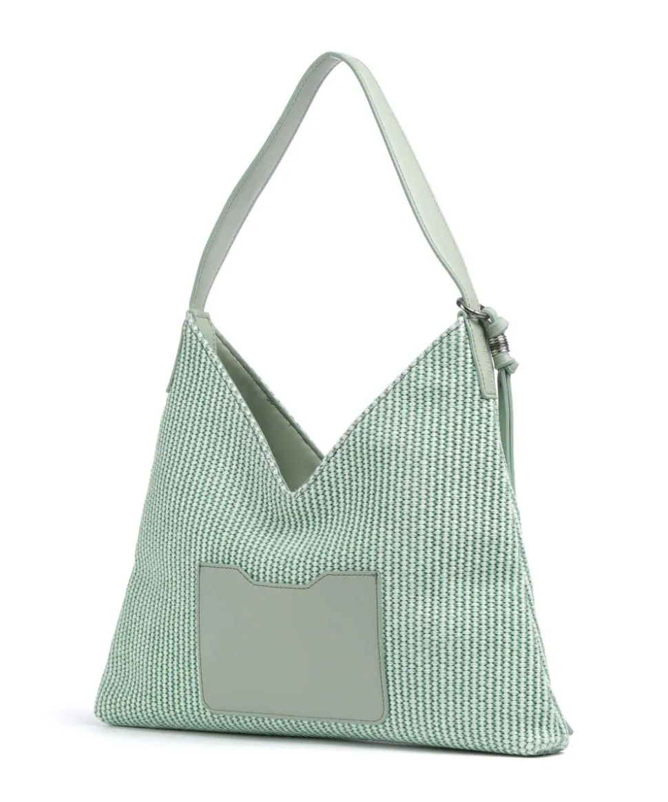 City-Beach-Repeat Schultertasche Bast mintgrün