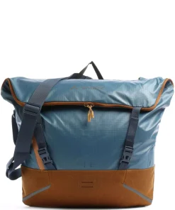 CityMe Bike Gepäcktasche 13″ Polyamide, recyceltes Polyester blau/braun