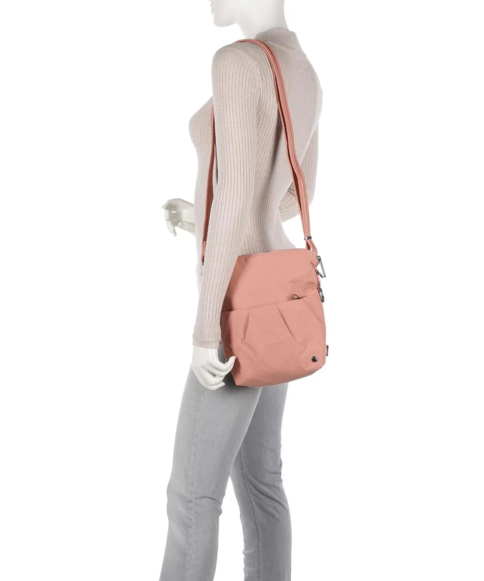 Citysafe CX convertible Umhängetasche Nylon altrosa