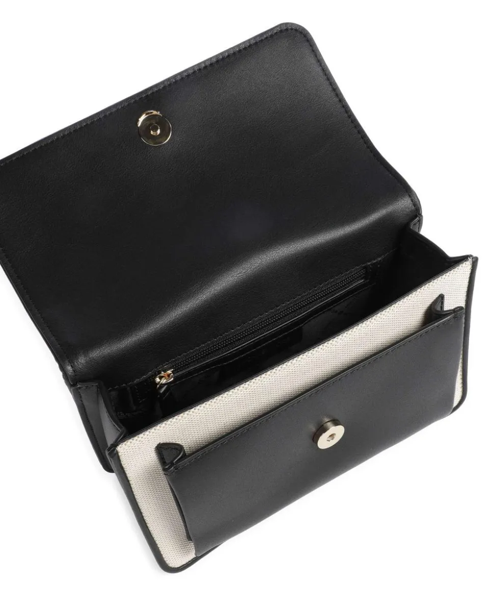 Claire Schultertasche Canvas natur/schwarz