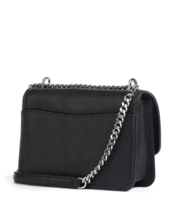 Claire Small Schultertasche genarbtes Rindsleder schwarz