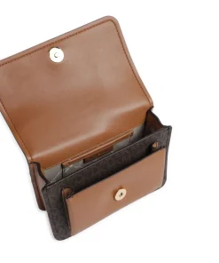 Claire Small Schultertasche Lederimitat braun