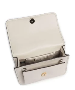 Claire Small Schultertasche genarbtes Rindsleder creme