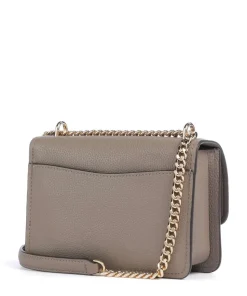 Claire Small Schultertasche genarbtes Rindsleder taupe