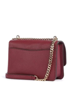 Claire Small Schultertasche genarbtes Rindsleder wein