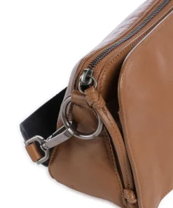 Clarice Sheep Natural Umhängetasche Schafsleder braun