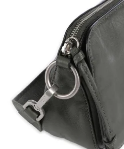 Clarice Sheep Natural Umhängetasche Schafsleder dunkelgrün