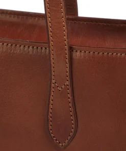 Classic Giudi Shopper fein genarbtes Rindsleder braun