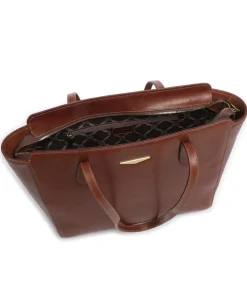 Classic Giudi Shopper fein genarbtes Rindsleder braun