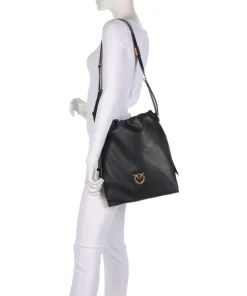 Classic Slouchy Bucket bag fein genarbtes Rindsleder schwarz