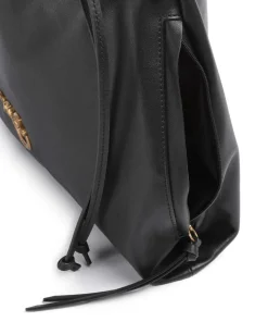 Classic Slouchy Bucket bag fein genarbtes Rindsleder schwarz