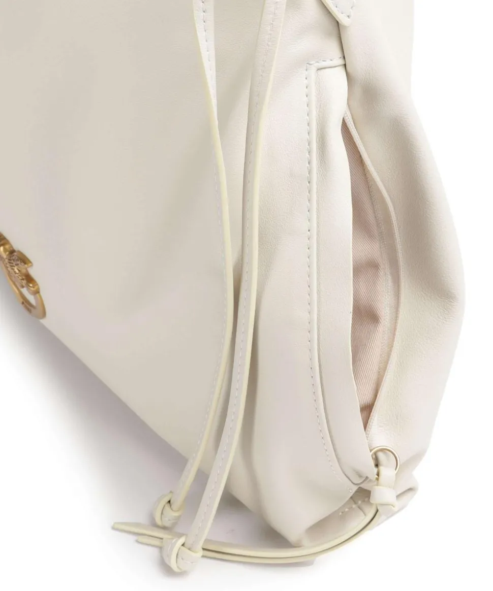 Classic Slouchy Bucket bag fein genarbtes Rindsleder creme