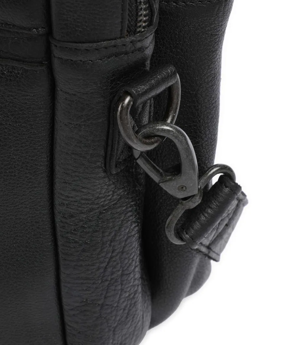 Clean Aktentasche 15″ Leder schwarz