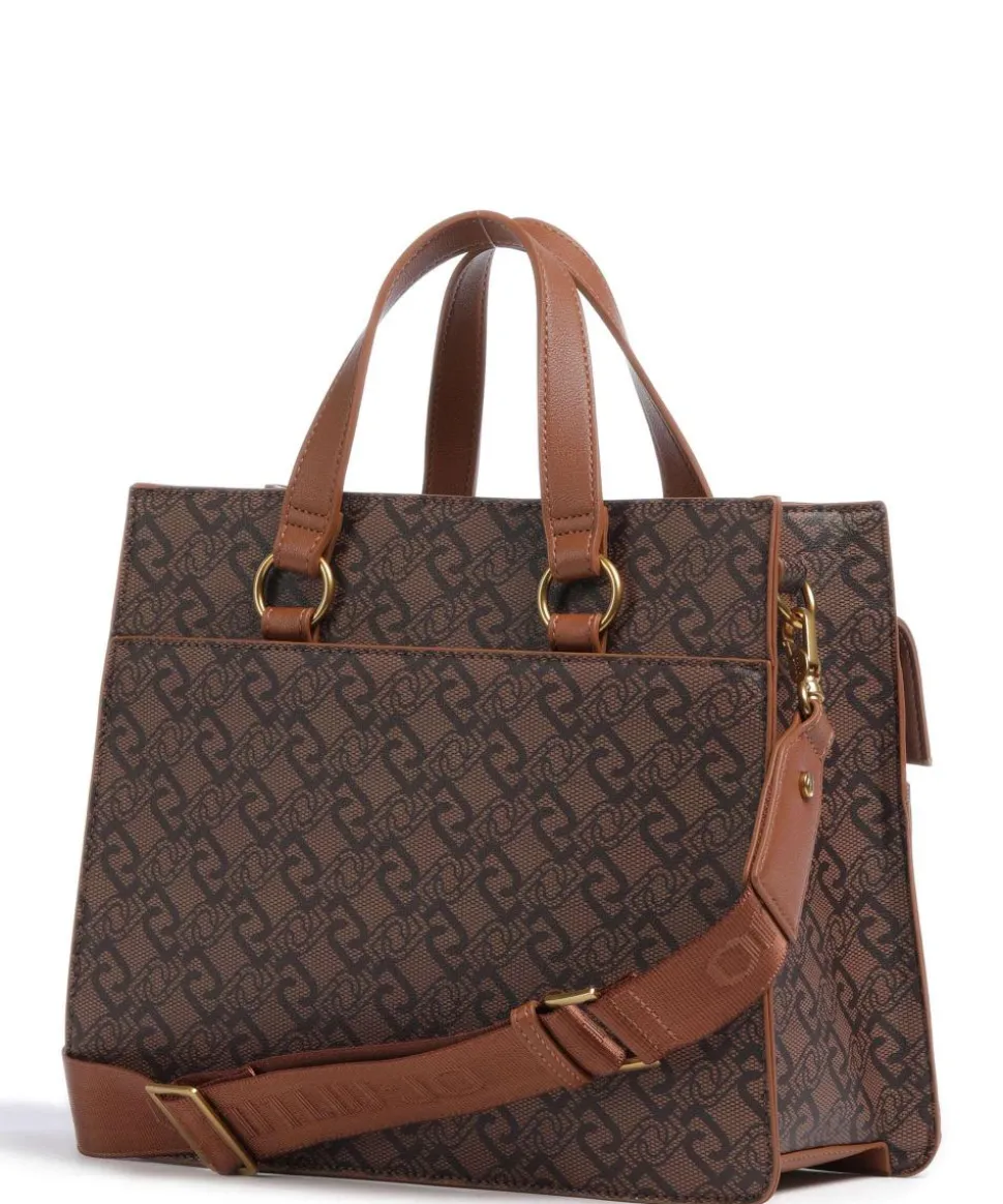 Clidia Handtasche Lederimitat braun