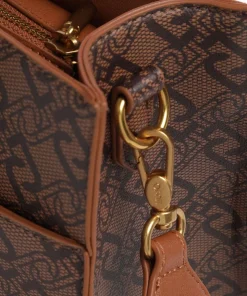 Clidia Handtasche Lederimitat braun