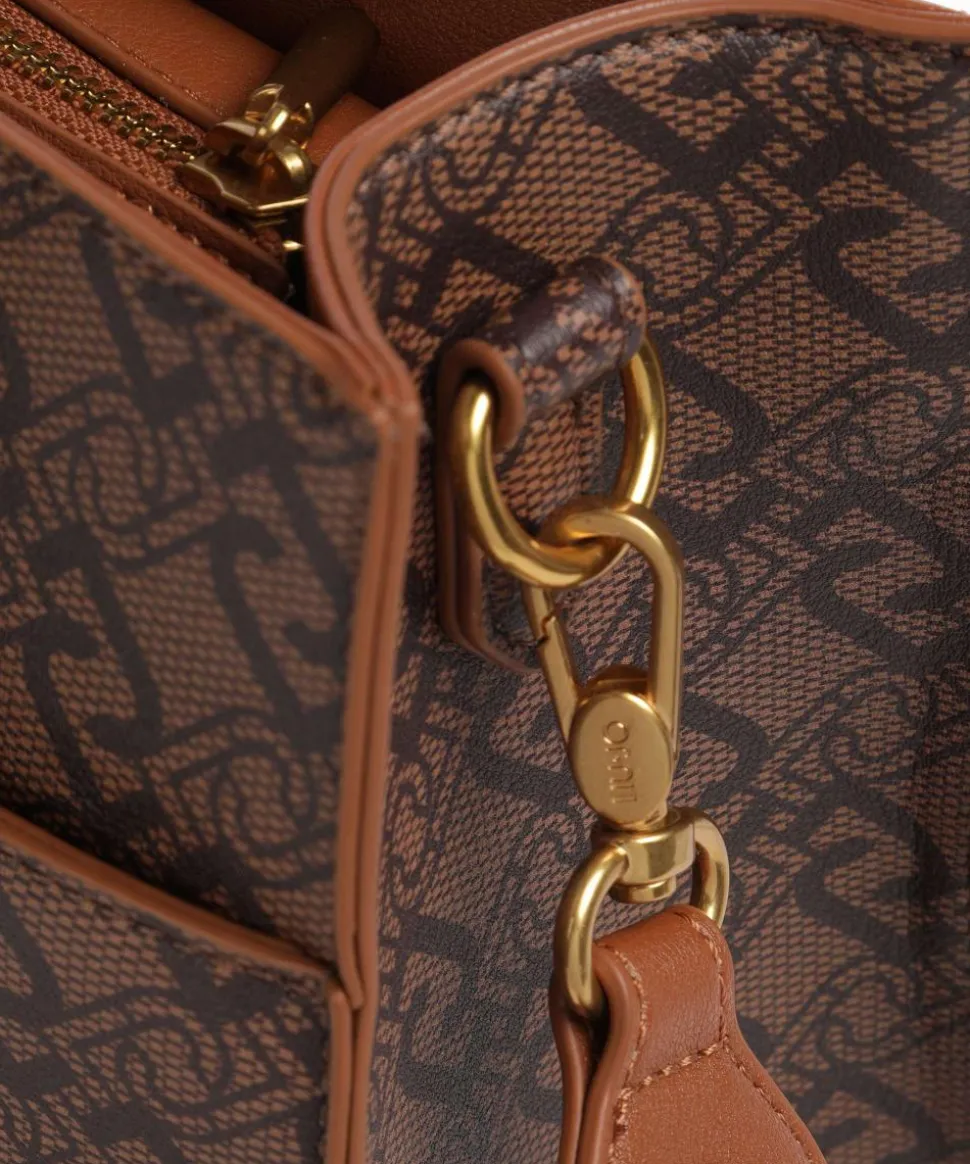 Clidia Handtasche Lederimitat braun