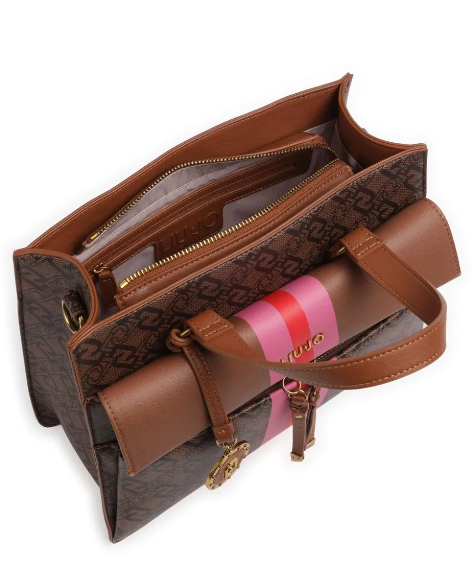 Clidia Handtasche Lederimitat braun