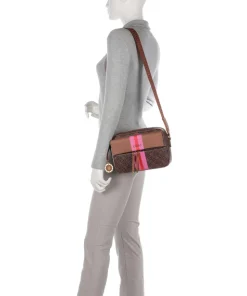 Clidia Umhängetasche Lederimitat braun