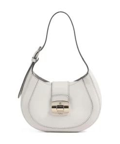 Club 2 S Beuteltasche genarbtes Leder elfenbein