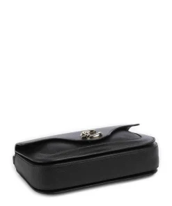 C-Me Umhängetasche genarbtes Rindsleder schwarz