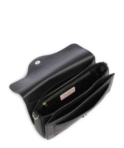 C-Me Umhängetasche genarbtes Rindsleder schwarz