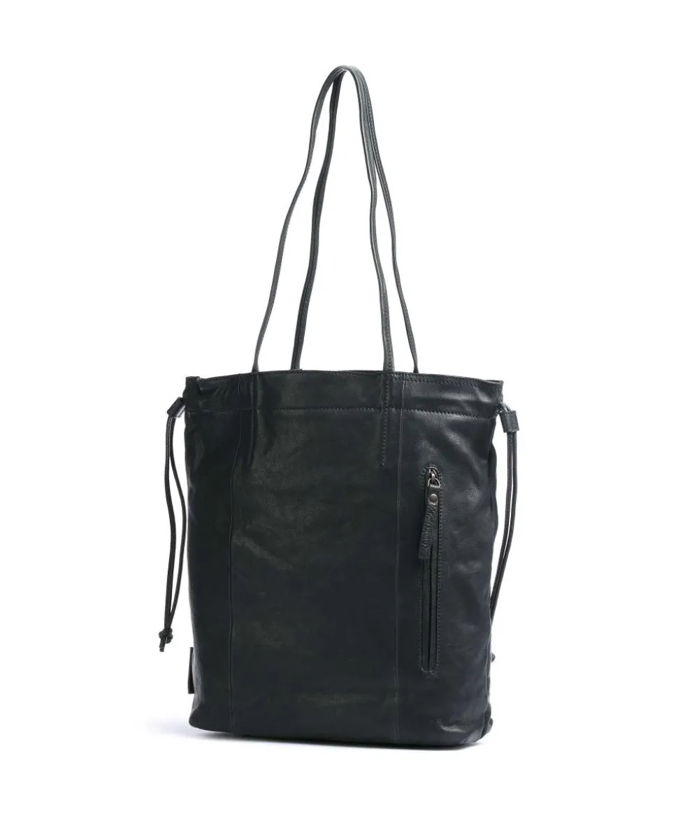 Coffee Klatsch Madison Bucket bag genarbtes Rindsleder dunkelgrün