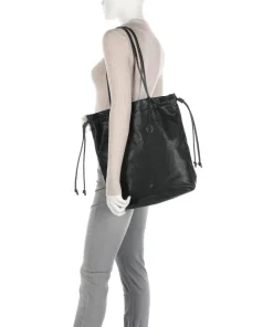 Coffee Klatsch Madison Bucket bag genarbtes Rindsleder dunkelgrün