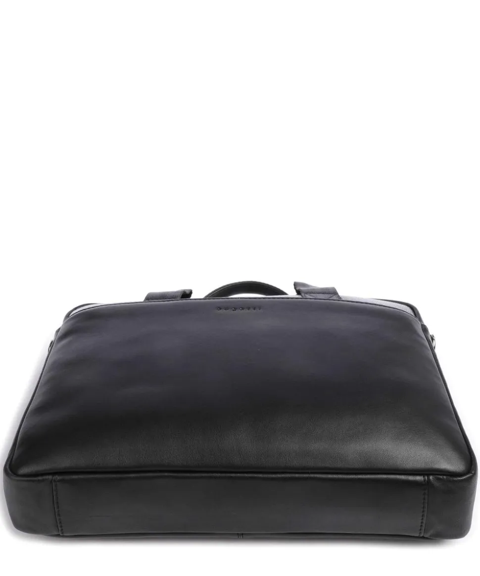 Comet Aktentasche 13″ fein genarbtes Rindsleder schwarz