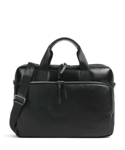 Comet Aktentasche 15″ fein genarbtes Rindsleder schwarz