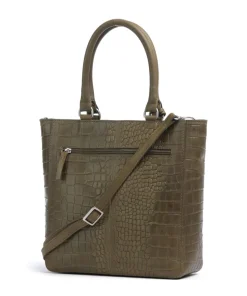 Cool Colbie Handtasche geprägtes Leder olivgrün