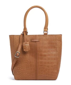 Cool Colbie Handtasche geprägtes Leder cognac