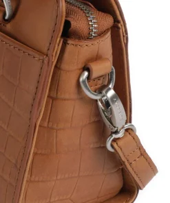 Cool Colbie Handtasche geprägtes Leder cognac