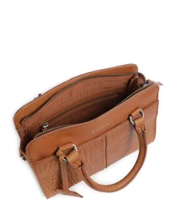 Cool Colbie Handtasche geprägtes Leder cognac