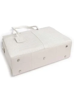 Cool Colbie Shopper 15″ geprägtes Leder elfenbein