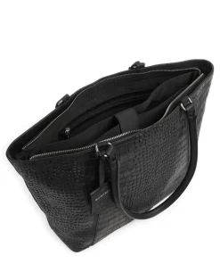 Cool Colbie Shopper 15″ geprägtes Leder schwarz