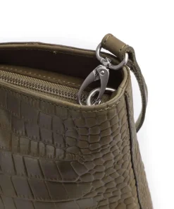 Cool Colbie Shopper 15″ geprägtes Leder olivgrün