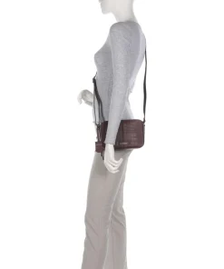 Cool Colbie Umhängetasche geprägtes Leder braun