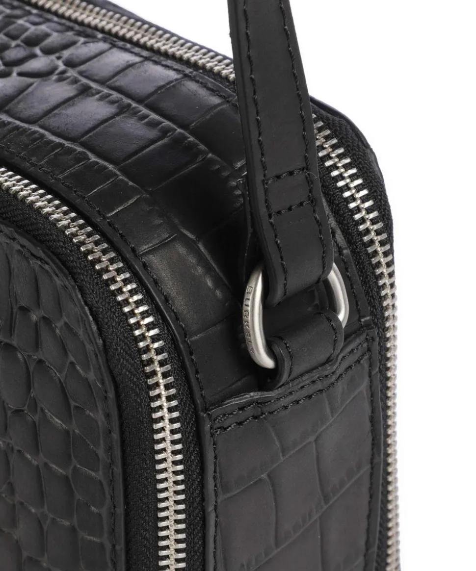 Cool Colbie Umhängetasche geprägtes Leder schwarz