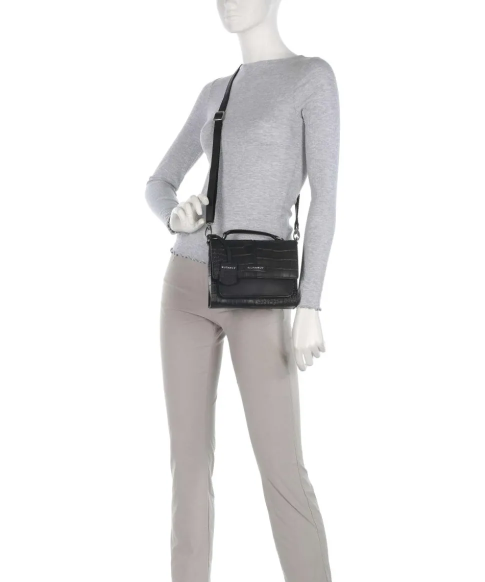 Cool Colbie Umhängetasche geprägtes Leder schwarz