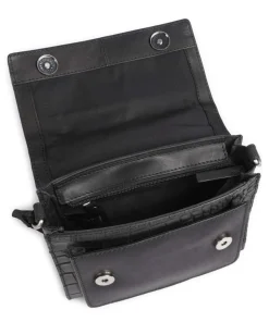 Cool Colbie Umhängetasche geprägtes Leder schwarz