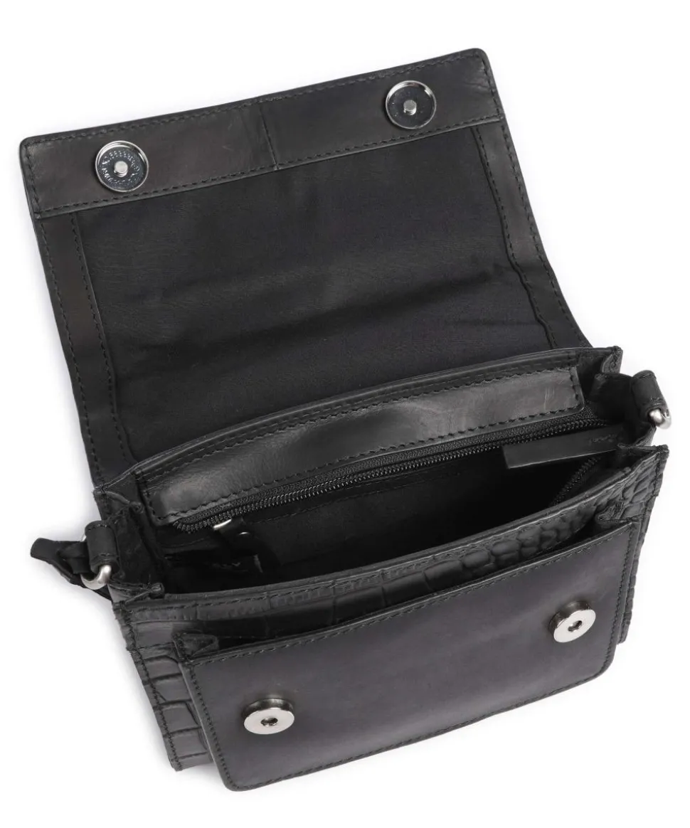 Cool Colbie Umhängetasche geprägtes Leder schwarz