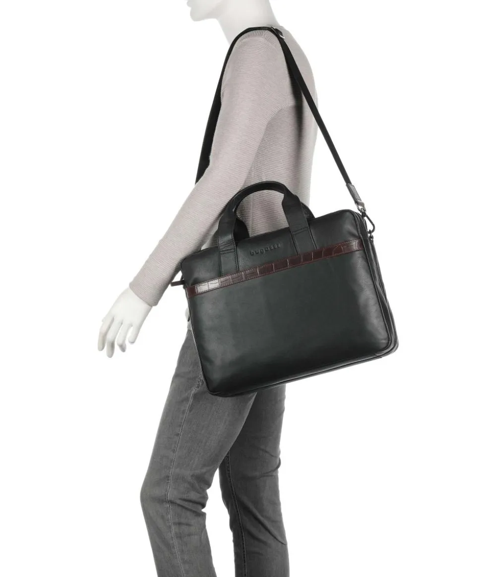 Corso Deluxe Aktentasche 15″ Nappaleder schwarz