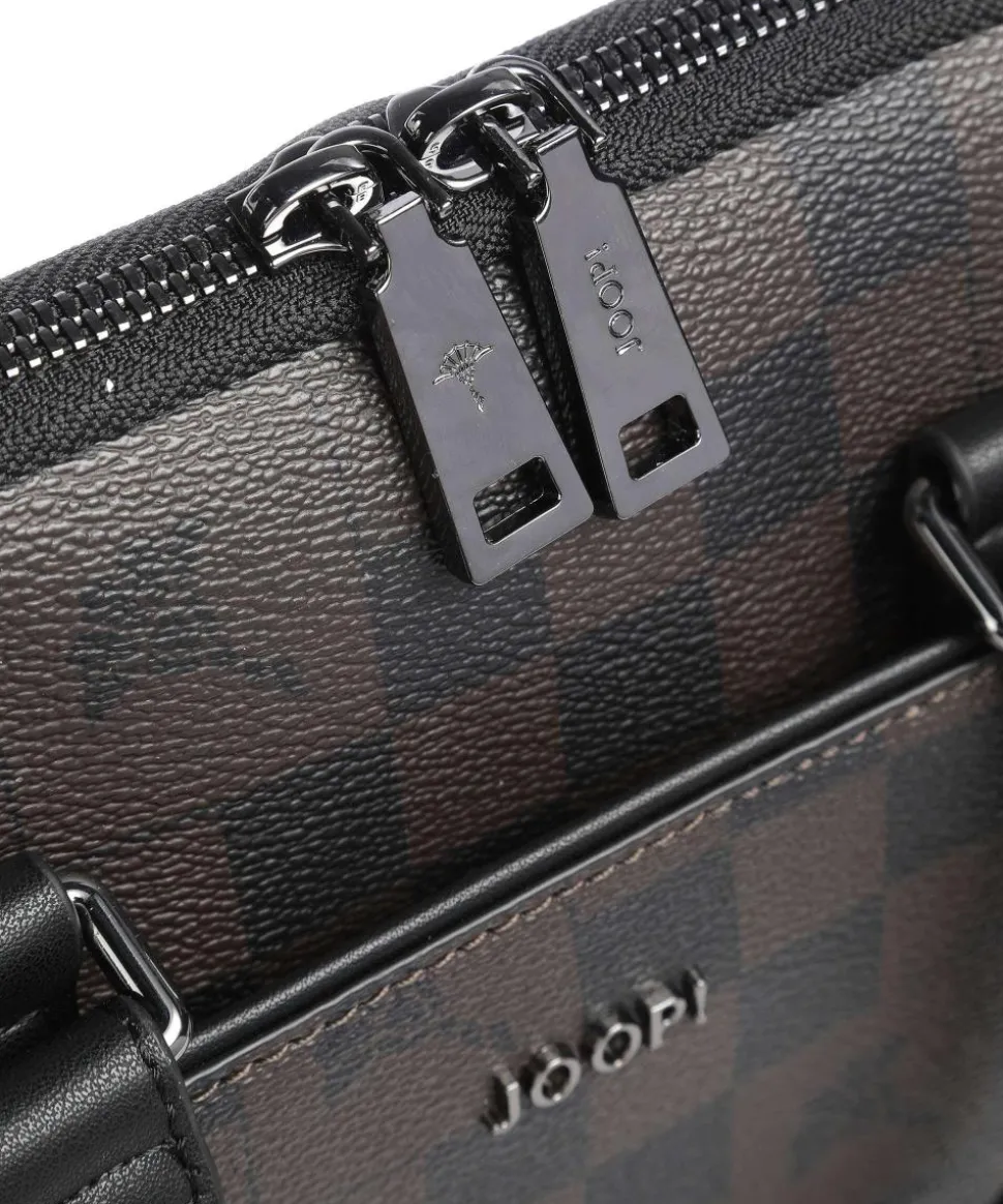 Cortina Piazza Janus Aktentasche 13″ Lederimitat braun/schwarz