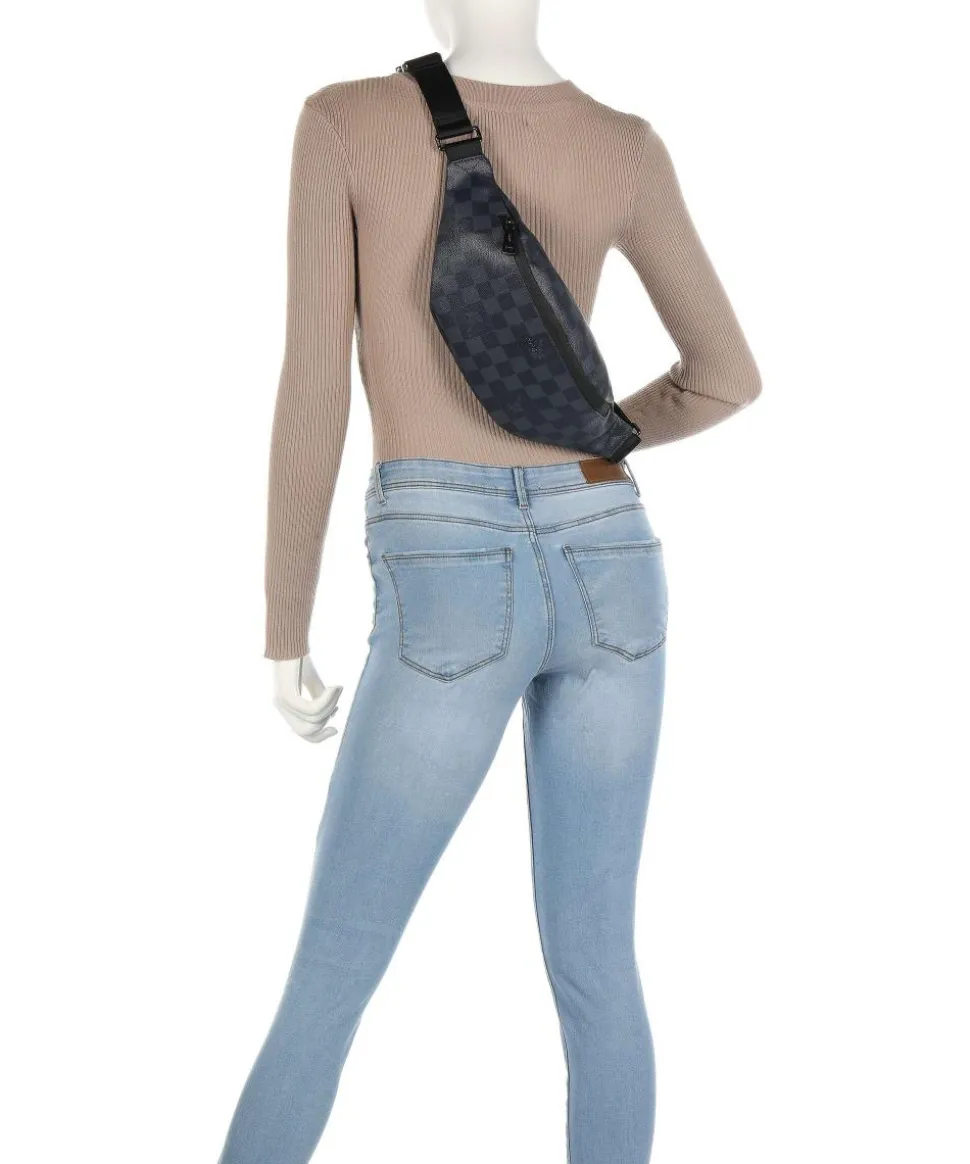 Cortina Piazza Leo Gürteltasche Lederimitat dunkelblau